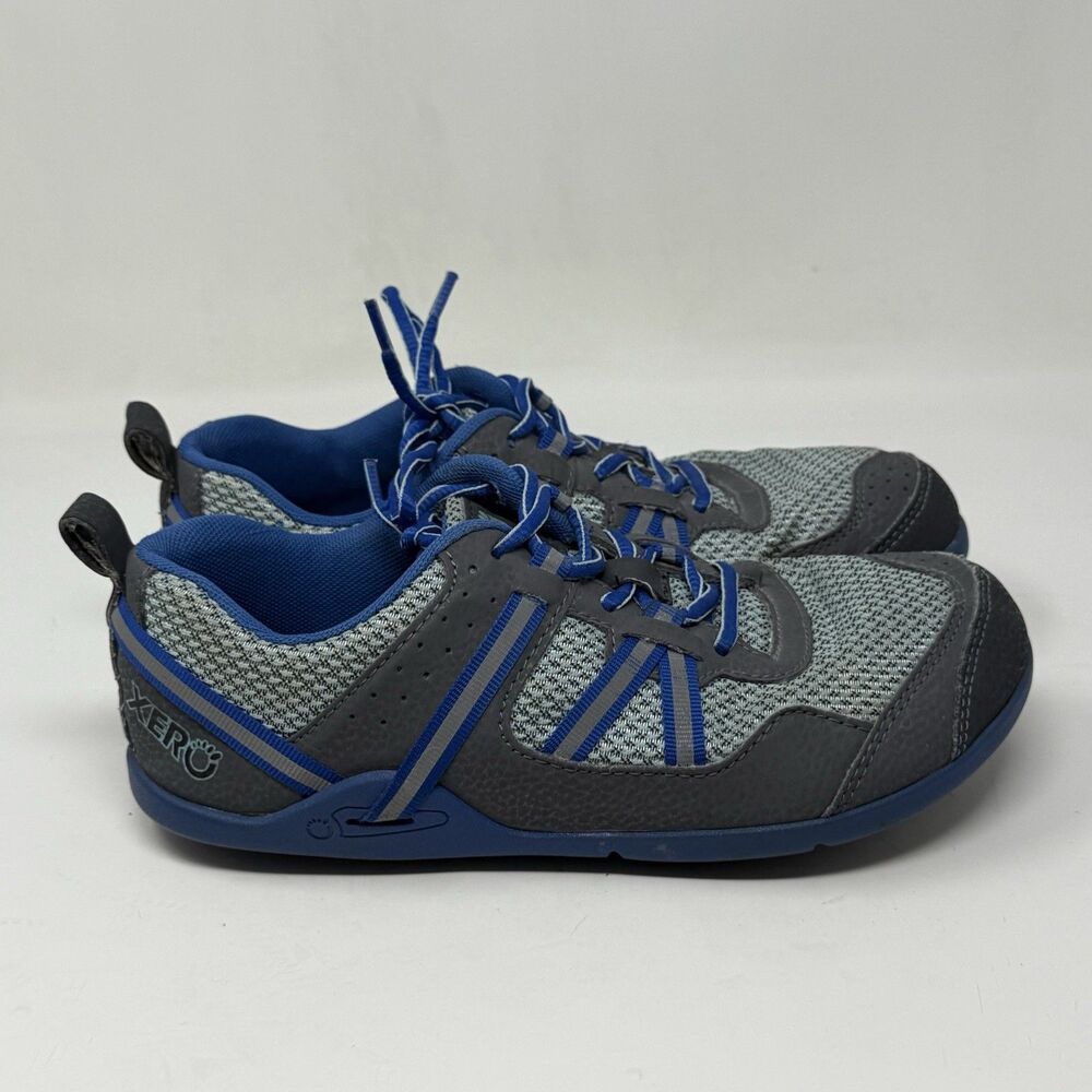 Xero Ipari Prio Barefoot Sneakers Shoes Womens 6.5 Gray Blue Minimalist Running
